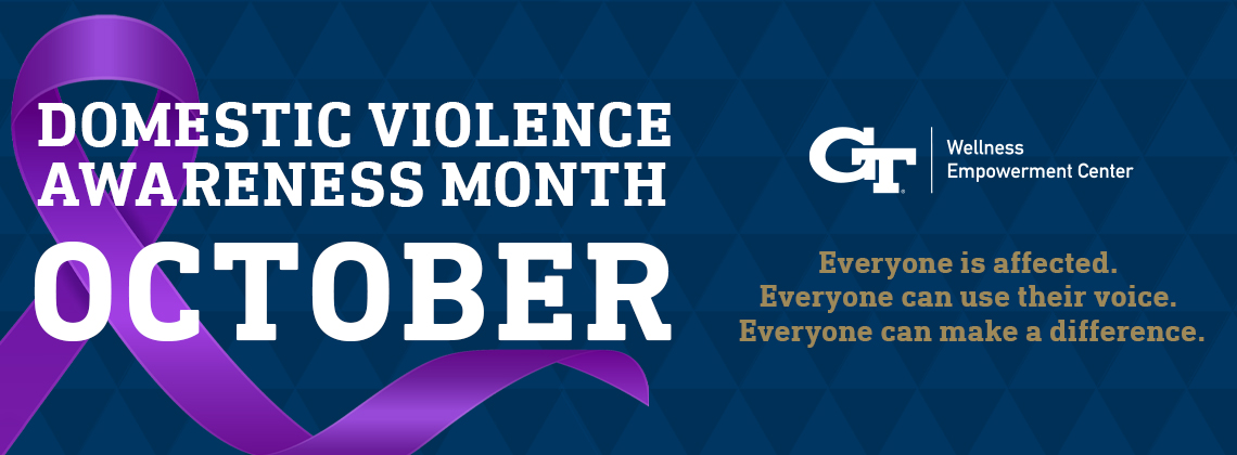 October is Domestic Violence Awareness Month